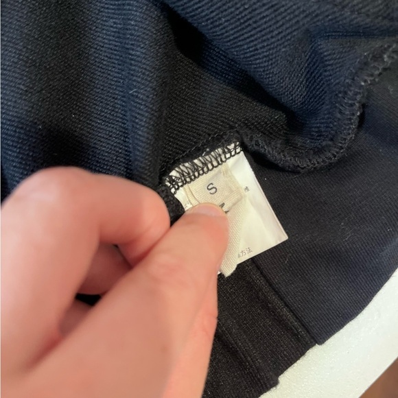 vintage black and white striped zip up hoodie y2k russian retro 80s workout - Picture 8 of 9